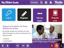 Tablet Screenshot of mystrokeguide.com